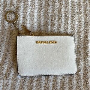 Michael Kors White Card Holder
